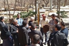 بازدید مسئولان شهرستان صحنه از مجموعه گردشگری دربند در راستای ساماندهی و استقبال از مهمانان نوروزی   