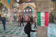 برگزاری آیین غبارروبی مساجد صحنه در آستانه ماه مبارک رمضان   