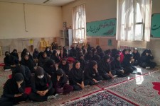 نشست فرهنگی قرآنی در دبیرستان دخترانه فضیلت صحنه
