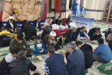 برپایی مراسم افطاری جمعیت هلال‌احمر شهرستان صحنه به مناسبت ماه مبارک رمضان   