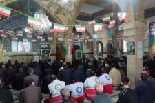 آیین برگزاری نماز جمعه شهرستان صحنه