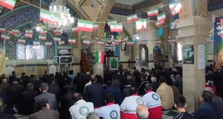 آیین برگزاری نماز جمعه شهرستان صحنه