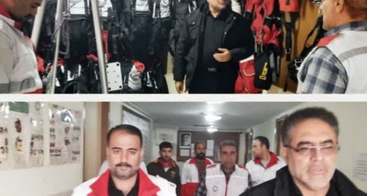 برسی آمادگی و تجهیزات هلال احمر