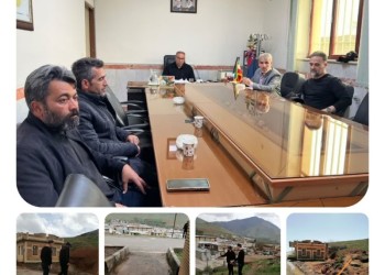 جلسه پیگیری مشکلات کتابخانه عمومی شهیدباهنر دهستان کندوله