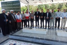 مراسم غبارروبی مزار شهدا به مناسبت هفته جهاد کشاورزی