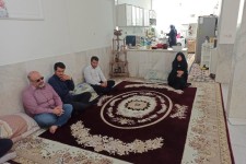 سرکشی از خانواده شهدا به مناسبت هفته جهاد کشاورزی