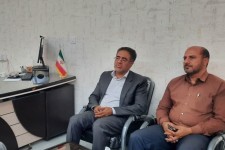 فرماندار شهرستان صحنه به مناسبت هفته قوه قضائیه با رئیس دادگستری و دادستان دیدار کرد   