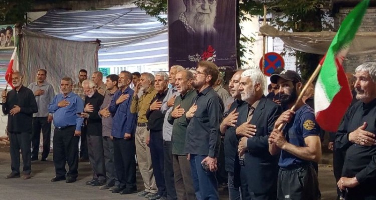 صدو سی و سومین شب تجمع مردمی شهرستان صحنه