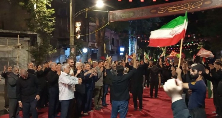 شب صدو سی و یکم از تجمع مردمی شهرستان صحنه با عطر محرم و یاد امام شهید   