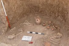 کشف گورستان دوره اشکانی در وستمین کیاسر