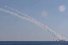 شلیک موشک کروز روسیه در دریای ژاپن+فیلم