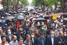 راهپیمایی روز قدس در شهرستان صحنه