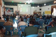 تجلیل از مربیان عقیدتی و هادیان سیاسی سپاه ناحیه صحنه