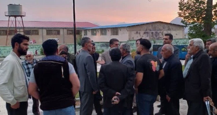 بازدید شهردار و  شورای شهر صحنه از پارک محله سی متری