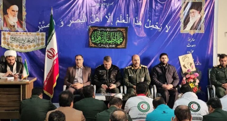 دیدار با امام جمعه صحنه در هفته بسیج