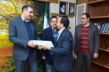 تودیع و معارفه مدیر توزیع برق صحنه