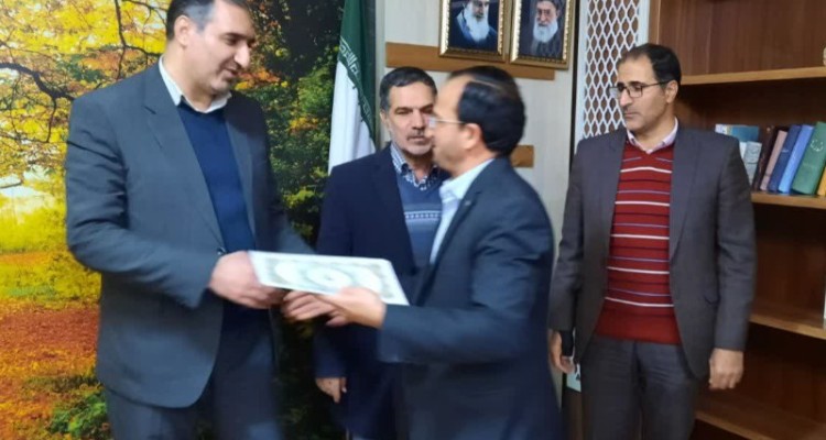 تودیع و معارفه مدیر توزیع برق صحنه