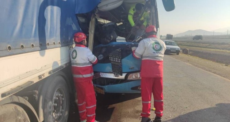 تصادف مرگبار در محور صحنه به بیستون