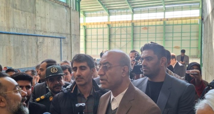 بازدید استاندار کرمانشاه از مجموعه ذوب آهن صحنه