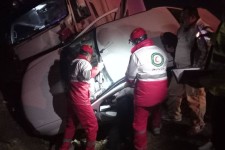 تصادف در محور صحنه حوالی روستای درویشان  با ۳ مصدوم 