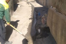 عملیات اجرایی کانیوگذاری و اصلاح آبرو در محله بالاجوب