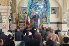 آیین برگزاری نماز جمعه شهرستان صحنه