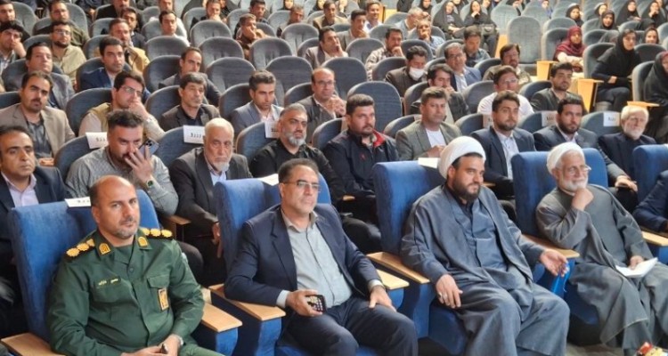 مراسم بزرگداشت روز معلم در شهرستان صحنه
