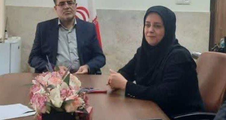 اهدای اقلام مصرفی به بیمارستان با حضور فرماندار   