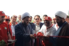 افتتاح پایگاه هلال احمر در صحنه
