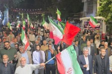 مردم شهرستان صحنه امشب هم سنگر خیابان را حفظ کردند