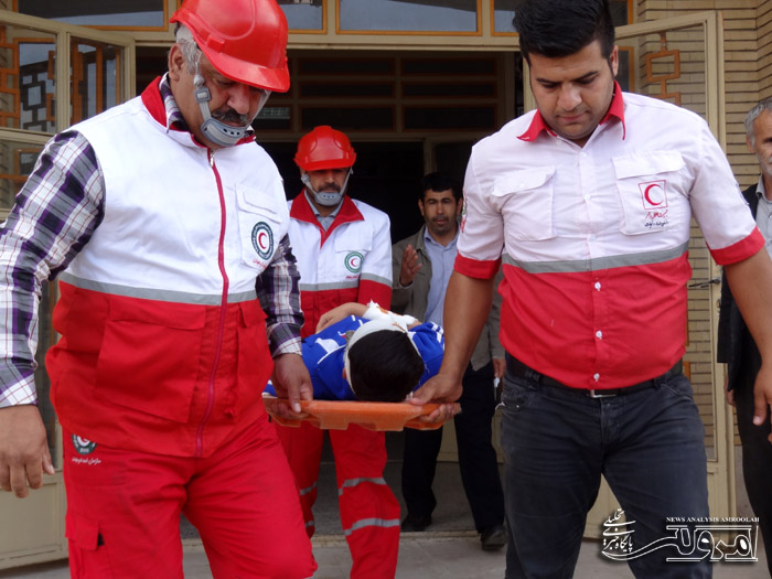 مانور پدافند غیر عامل در صحنه برگزار شد مانور پدافند غیر عامل در صحنه برگزار شد