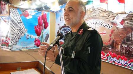  فرمانده سپاه نبی اکرم کرمانشاه:اقتدار ایران رفتار سیاسی امریکا را تغییر داد