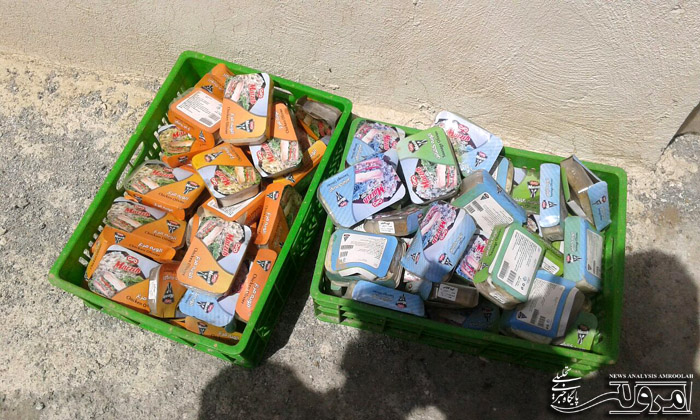 یک و نیم تن مواد غذایی فاسد در صحنه کشف شد + تصویر	