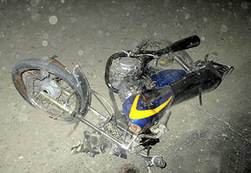 نجات معجزه آسای یک موتورسوار از سقوط به دره سراب دربند