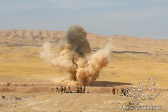 	نمایش اقتدا ارتش در رزمایش محرم قصرشیرین 