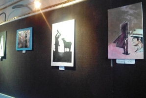 	برپایی نمایشگاه نقاشی«سینما بر بوم» در کرمانشاه 