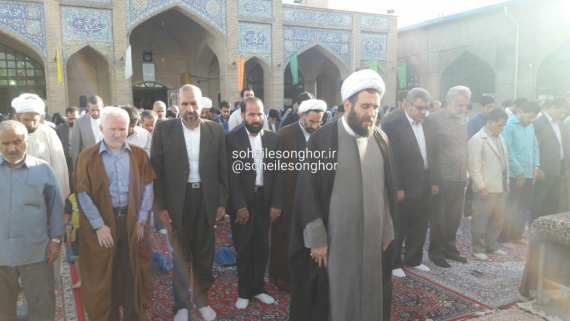  نماز عید قربان در شهرستان سنقروکلیایی اقامه شد+تصاویر 