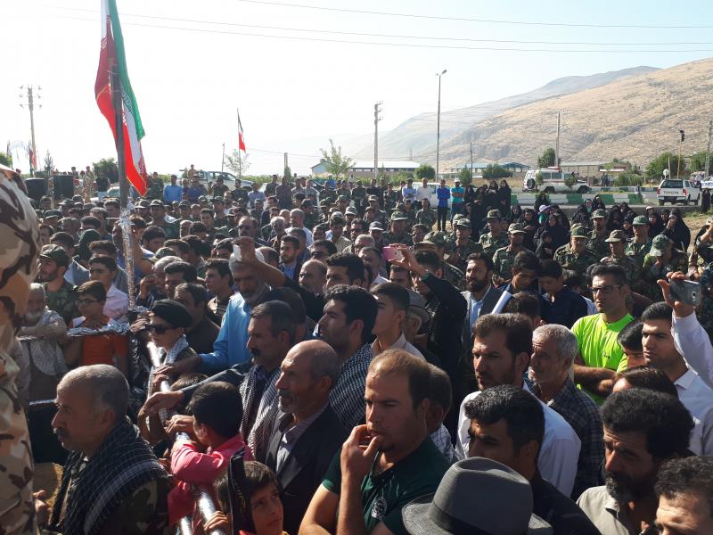  پیکر مطهر 2 شهید گمنام در شهرستان صحنه تشییع و خاکسپاری شد + تصاویر 