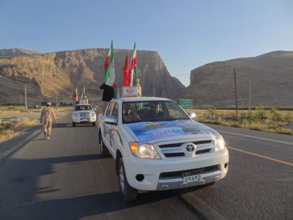  مراسم استقبال از دوشهید گمنام بخش دینور