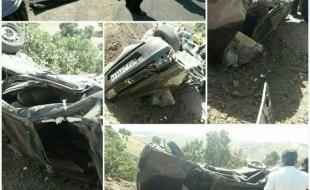 حادثه رانندگی در استان کرمانشاه ۲ فوتی و ۴ مصدوم به‌جا گذاشت 
