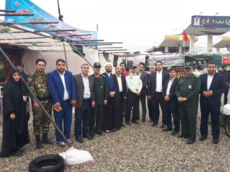 جمعی از مسئولین صحنه از موکب های این شهرستان بازدید کردند