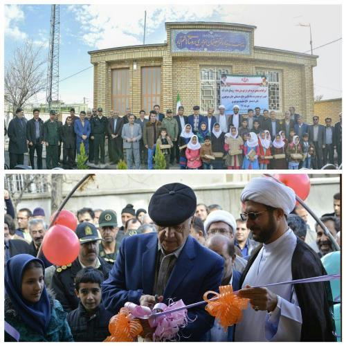 مدرسه دوکلاسه خیر ساز روستای هاشم آباد شهرستان صحنه افتتاح شد + عکس