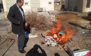 کشف و معدوم سازی مقادیری دارو و کالای قاچاق در اسلام ابادغرب کشف و معدوم سازی مقادیری دارو و کالای قاچاق در اسلام ابادغرب