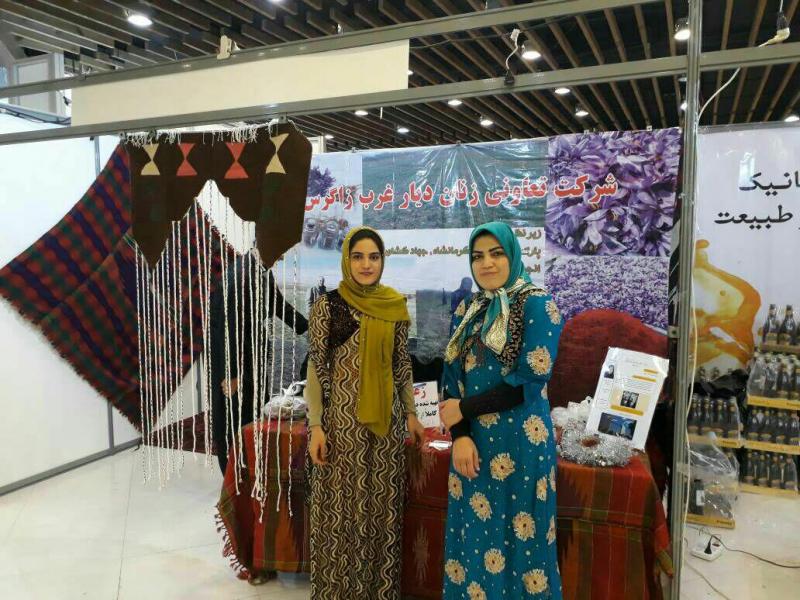 خواهرانی که در روانسر زعفران ارگانیک تولید می کنند 