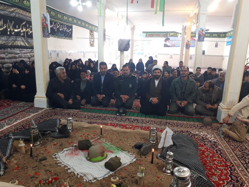 یادواره شهدای پایگاهی روستای علی گرزان علیا در صحنه برگزار شد