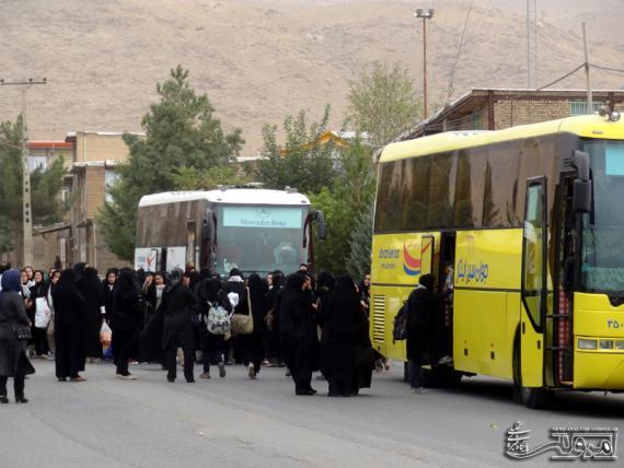 	150 نفر از دانش آموزان دختر شهرستان صحنه به مناطق عملیاتی جنوب کشور اعزام شدند 