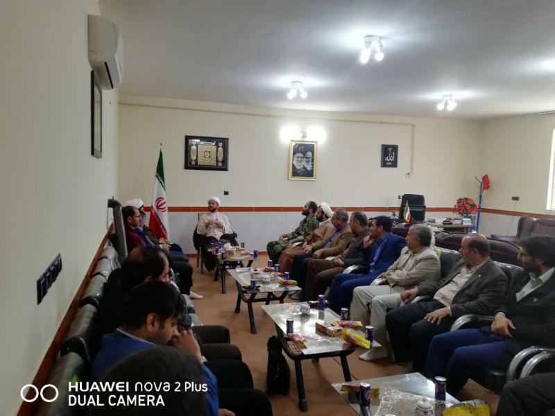 مربیان صالحین سپاه ناحیه صحنه با امام جمعه این شهرستان دیدار کردند