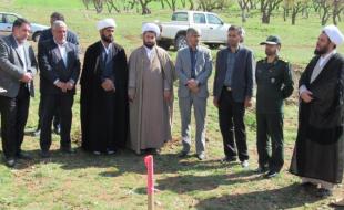برگزاری مراسم کلنگ زنی طرح احداث خانه عالم روستای کیونان سنقروکلیایی + تصاویر 
