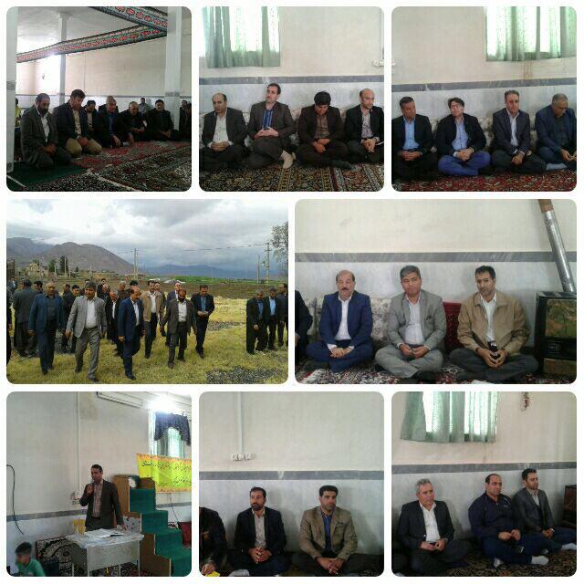 مدیران ادارت شهرستان صحنه مشکلات روستاهای ایلخانی آباد و یکدانگی صحنه را بررسی کردند