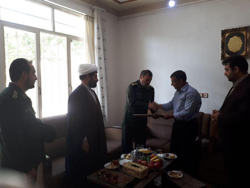 دیدار با خانواده جانبازان شهرصحنه انجام شد